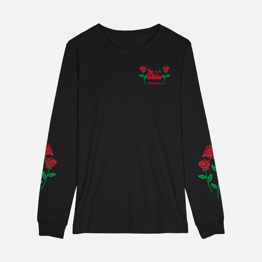 The Godfather Roses Offer Mens Long Sleeve Shirt