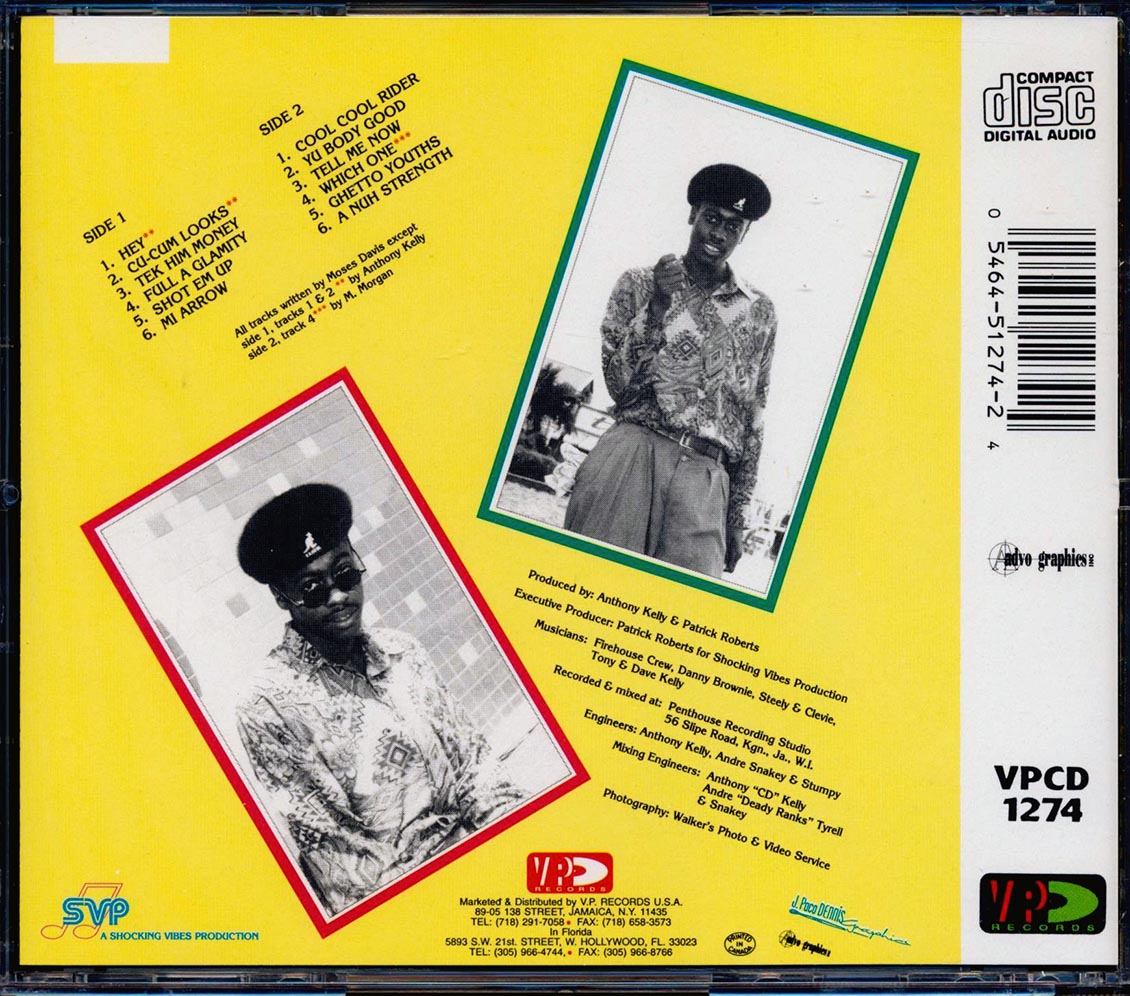 Beenie Man - Cool Cool Rider Music CD