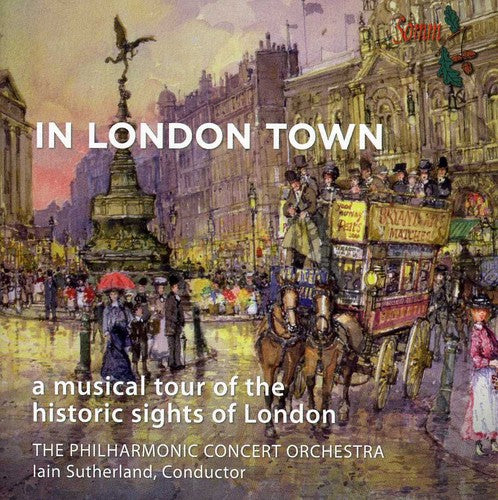 the album cover for The Philharmonic Concert Orchestra - In London Town