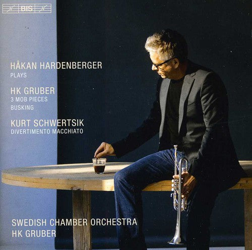 the album cover for Hakan Hardenberger - Works for Trumpet & Orchestra