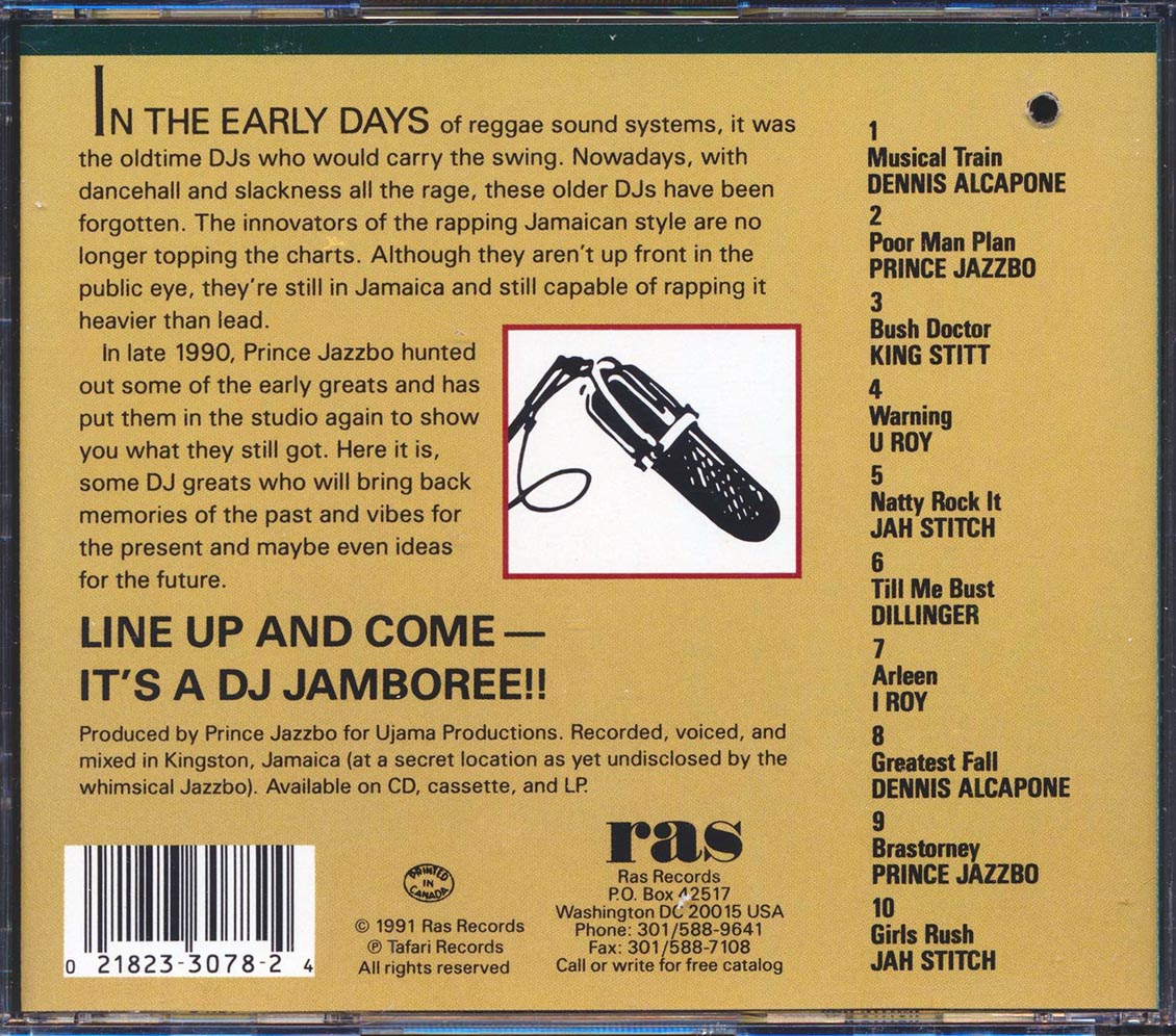King Stitt, Prince Jazzbo, I Roy, Dennis Alcapone, Etc. - Veteran DJ Jamboree (marked/ltd stock) Music CD