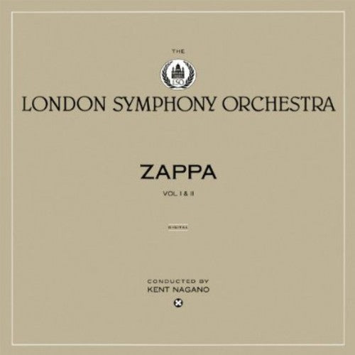 the album cover for Frank Zappa - London Symphony Orchestra I & II