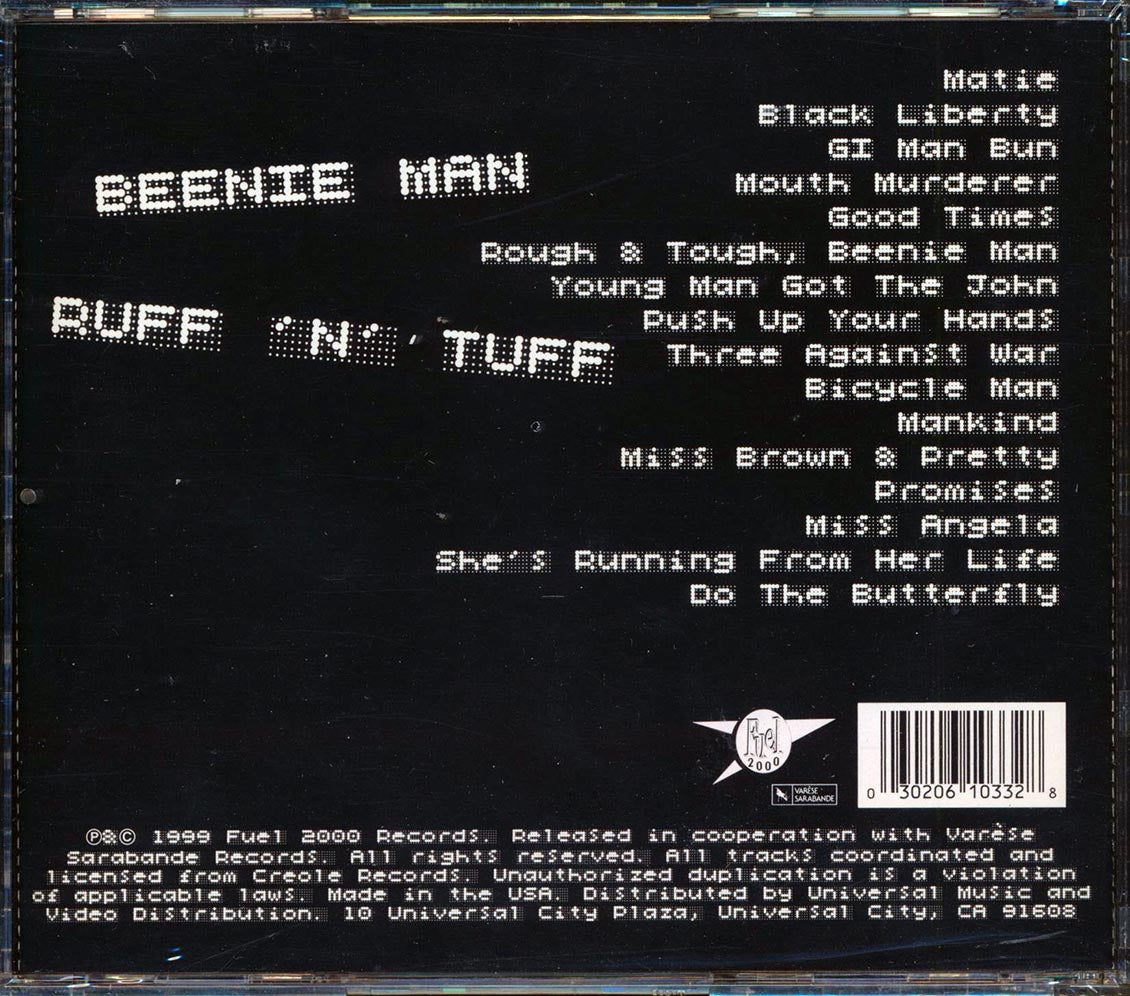 Beenie Man - Ruff N Tuff (marked/ltd stock) Music CD