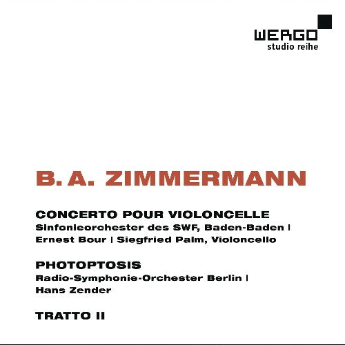 Zimmermann / Palm / Radio-sym-orch Berlin / Bour - Cello Concerto - Music CD