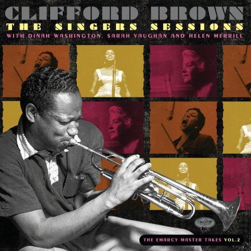 the album cover for Clifford Brown - The Singers Sessions With Dinah Washington, Sarah Vaughan and Helen Me