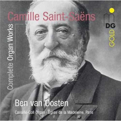 the album cover for Saint-Saens / Ben Van Oosten - Organ Works