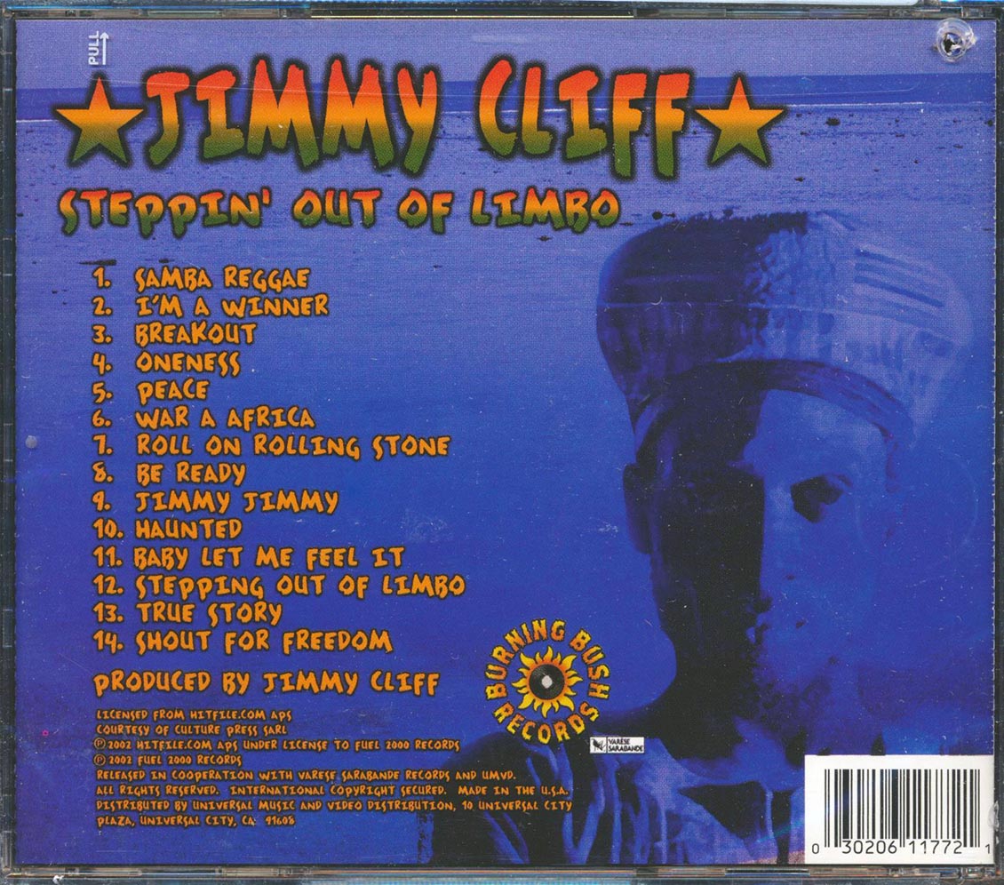 Jimmy Cliff - Steppin Out Of Limbo (marked/ltd stock) Music CD