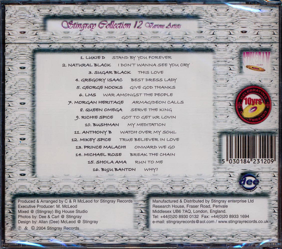 Michael Rose, Bushman, Morgan Heritage, Etc. - Stingray Collection Volume 12 Music CD