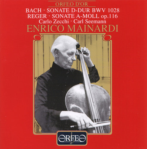 Bach / Mainardi / Zecchi / Seeman - Sonatas For Cello & Piano: Bwv 1028 & Op 116 - Music CD
