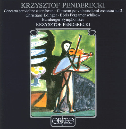 the album cover for Penderecki - Concerto for Violin & Orchestra