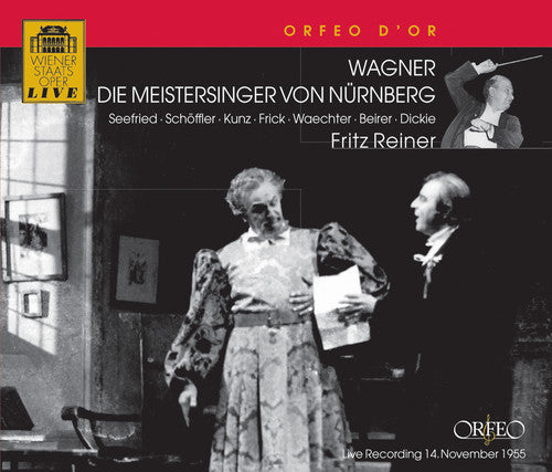 the album cover for Wagner / Frick / Braun / Beirer / Vopc / Reiner - Die Meistersinger Von Nurnberg