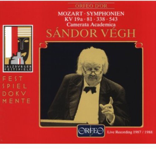 Mozart / Vegh / Camerata Academica Mozarteum - Symphony 4 In F - Music CD