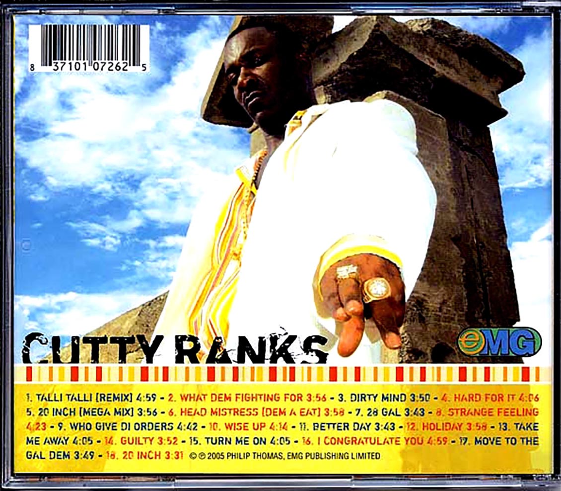 Cutty Ranks - Hard For It Music CD