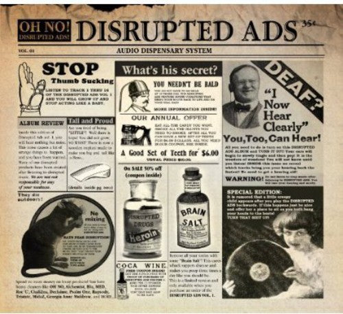 the album cover for Oh No - Disrupted Ads