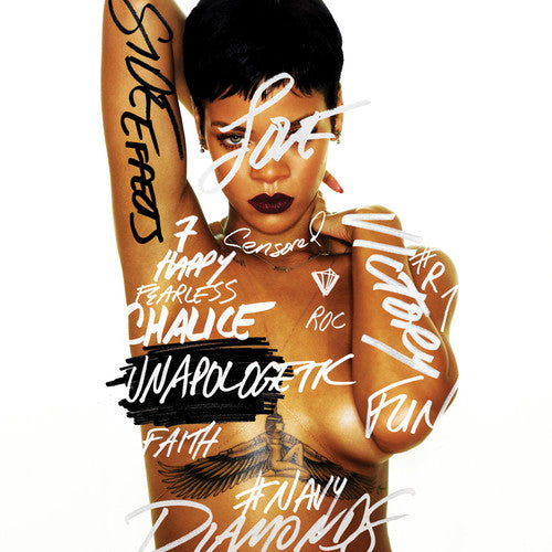 the album cover for Rihanna - Unapologetic