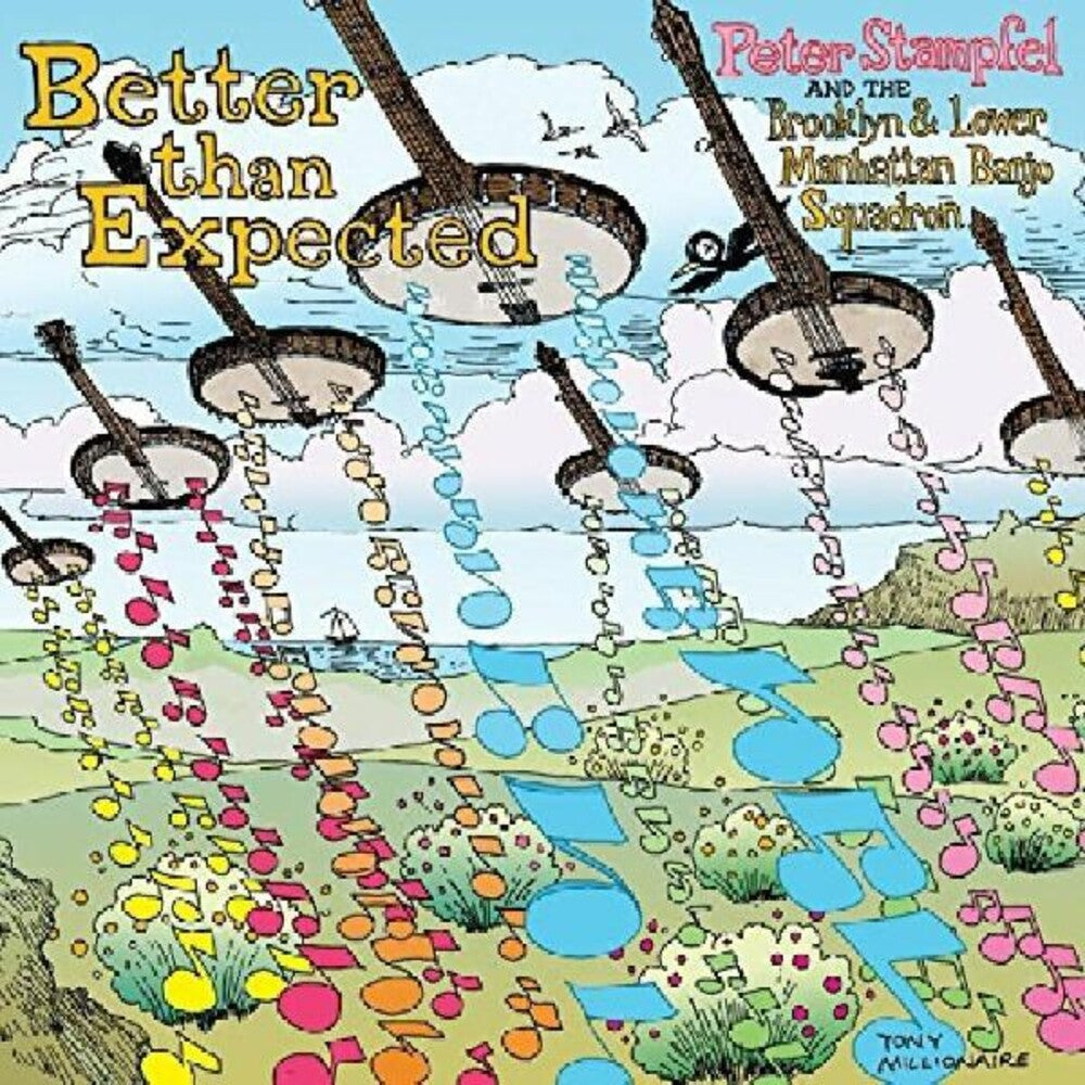 the album cover for Peter Stampfel / Brooklyn & Lower Manhattan Banjo - Better Than Expected
