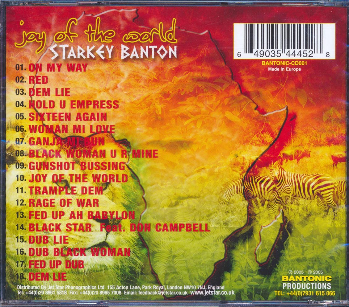 Starkey Banton - Joy Of The World Music CD