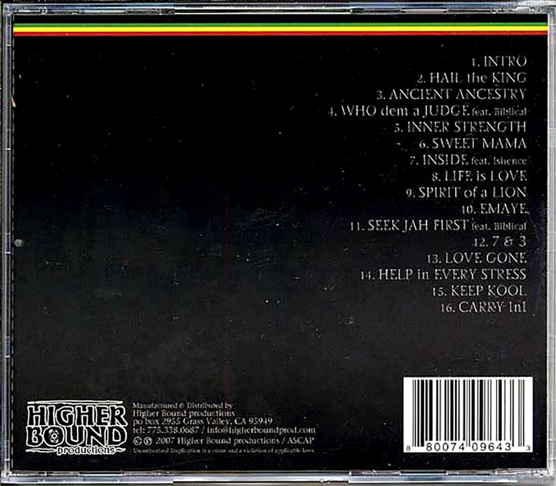 Sista Kat - Inner Strength Music CD