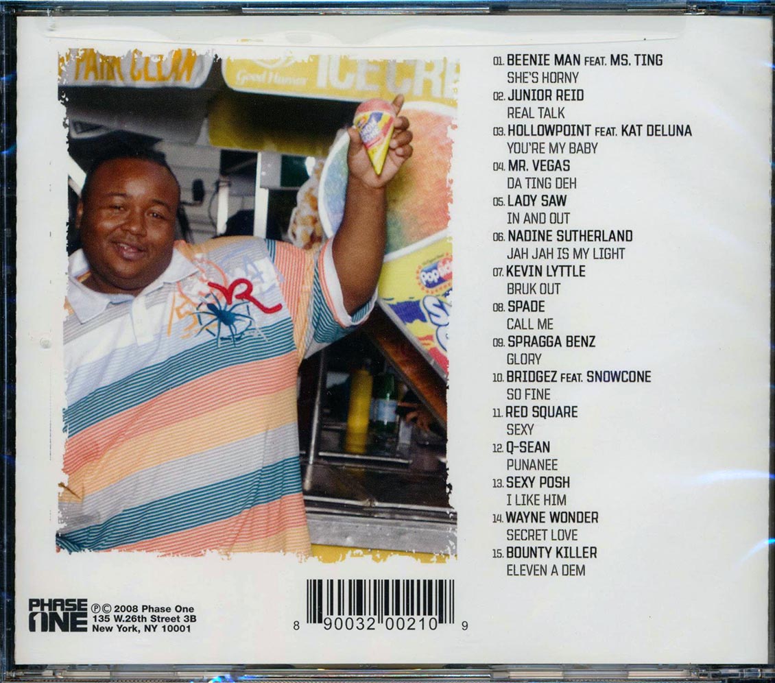 Jr. Reid, Mr. Vegas, Beenie Man, Lady Saw, Etc. - Jah Snowcone Reggae Dancehall Nature Music CD