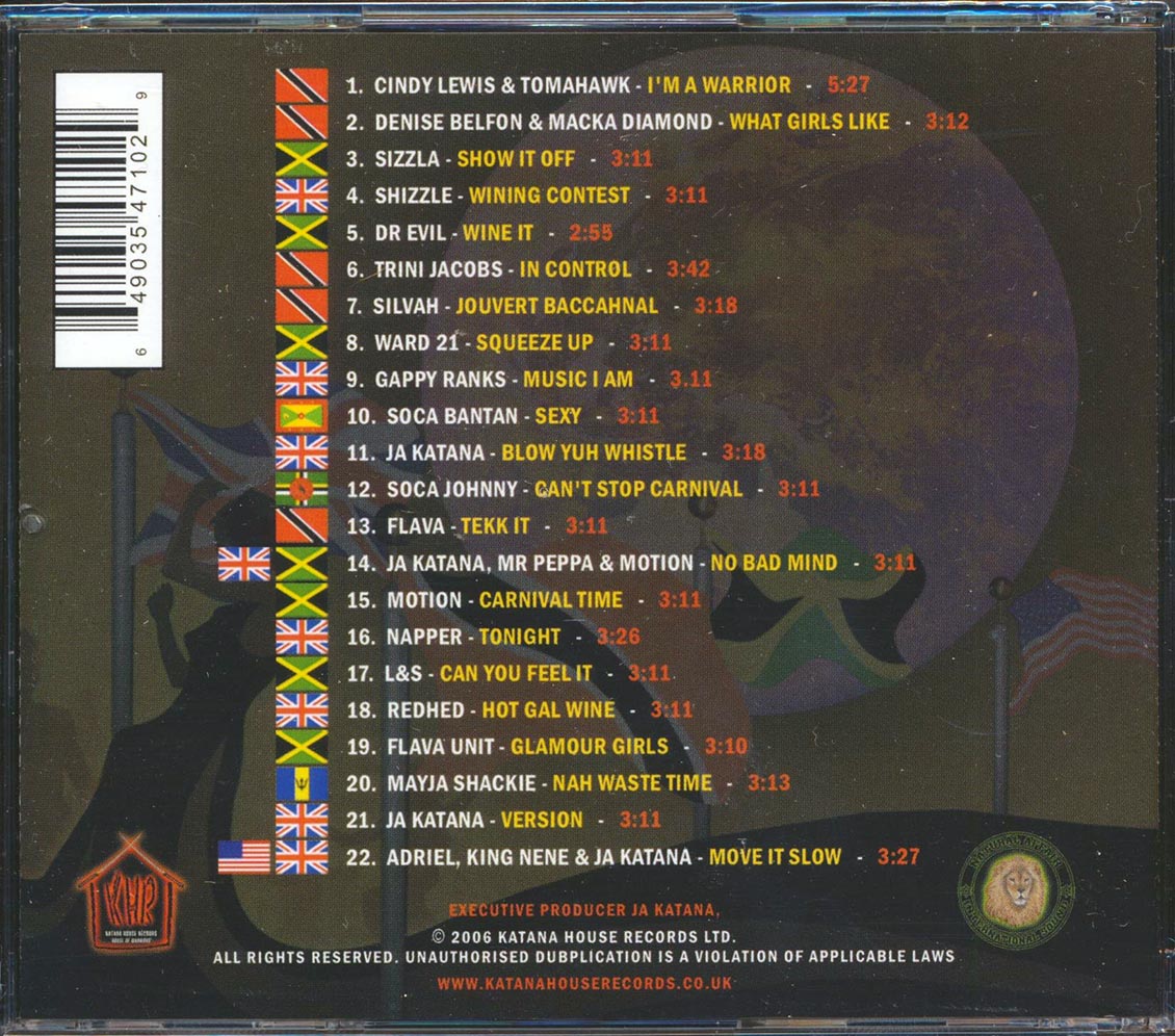 Sizzla, Gappy Ranks, Ward 21, Etc. - Hardhitter Riddim (22 tracks) Music CD