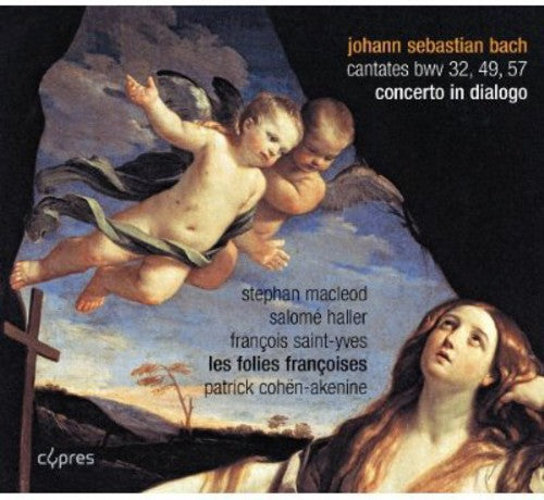 the album cover for J Bach S / Les Folies Francoises - Concerto in Dialogo