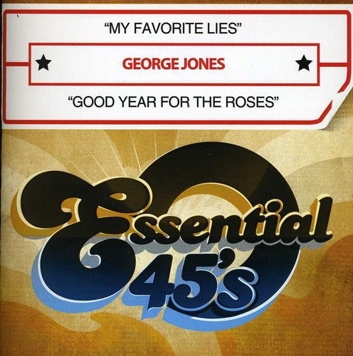 the album cover for George Jones - My Favorite Lies / Good Year for the Roses
