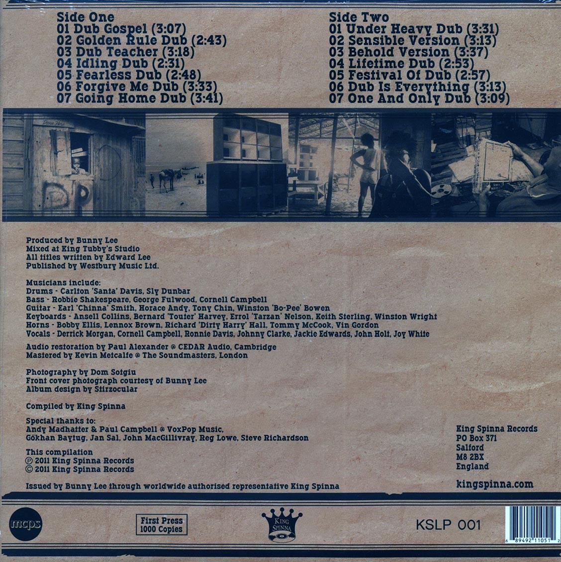 Bunny Lee, King Tubby, Sly & Robbie, Etc. - Dub Will Change Your Mind Vinyl Record