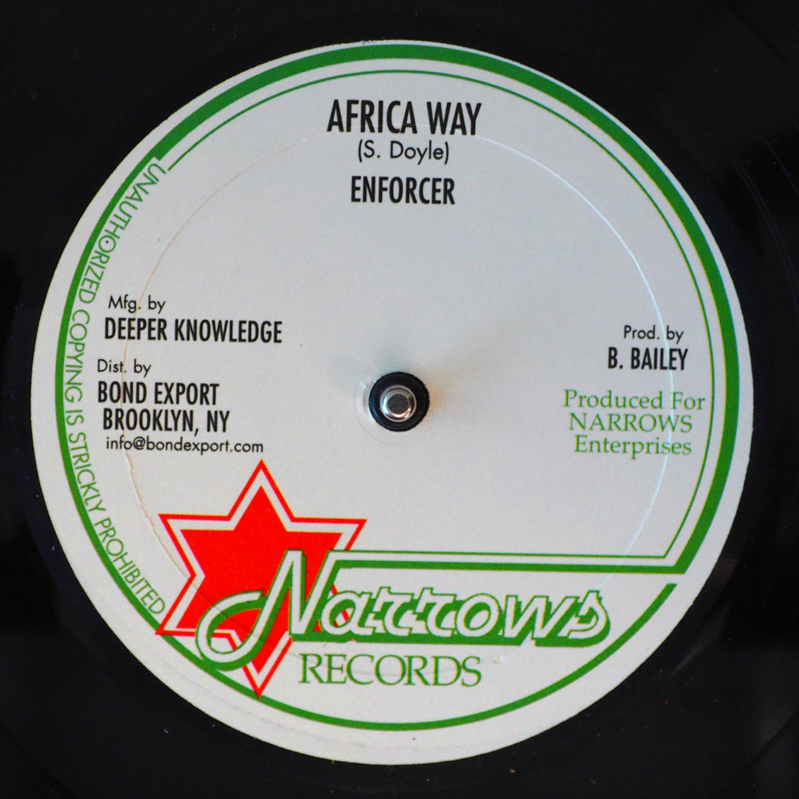 Enforcer - Pension; Version / Enforcer - Africa Way; Version 10" Vinyl Record