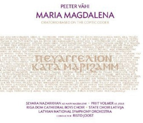 Vahi / Nazarkhan / Riga Dom Cathedrale Boys Choir - Maria Magdalena - Music CD