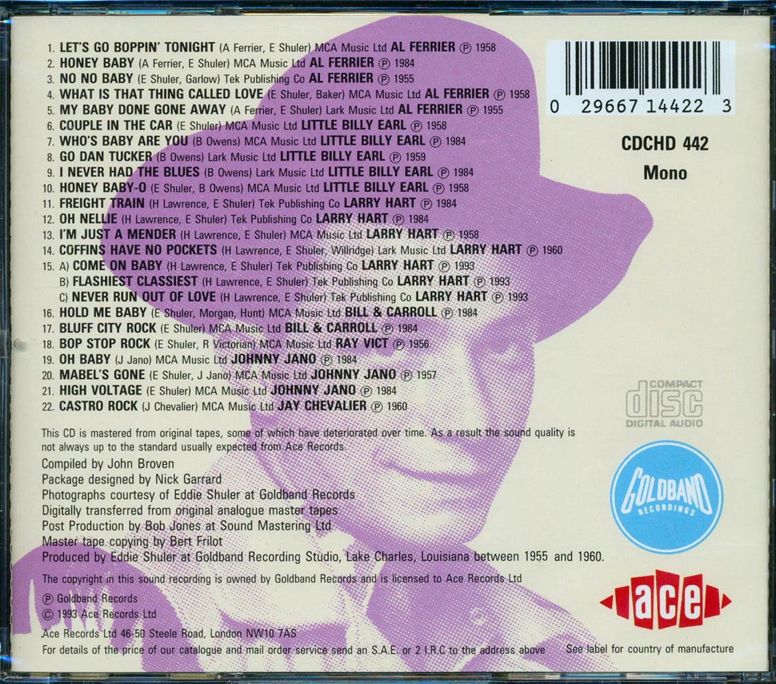 Various - Boppin Tonight (22 tracks) Music CD