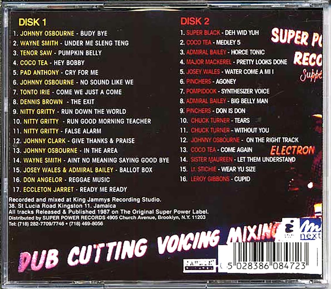 Tenor Saw, Nitty Gritty, Wayne Smith, Johnny Osbourne, Etc. - King Jammys Revenge Of Super Power Allstars Volume 2 (33 tracks) (2xCD) Music CD