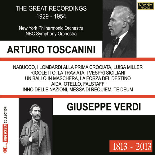 Verdi / Toscanini / Toscanini / Nbc So - Great Recordings 1929-54 - Music CD