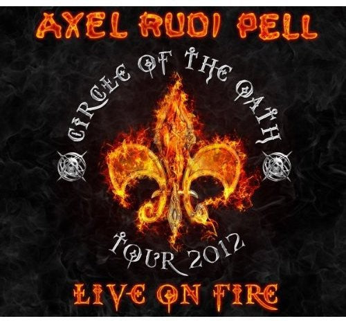the album cover for Axel Rudi Pell - Live On Fire
