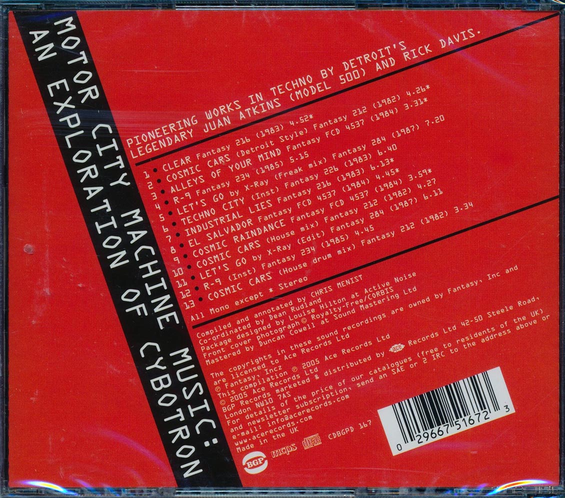 Motor City Machine Music - An Exploration Of Cybotron Music CD