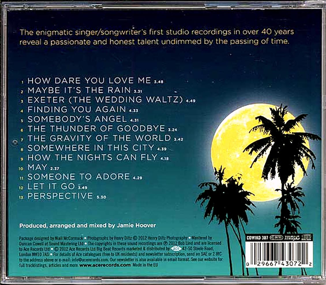 Bob Lind - Finding You Again Music CD