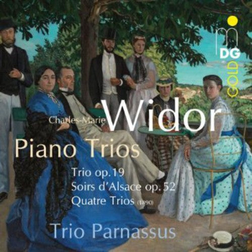 the album cover for Widor / Trio Parnassus - Trio Op 19 / Soirs D'alsace Op 52 / 4 Pieces