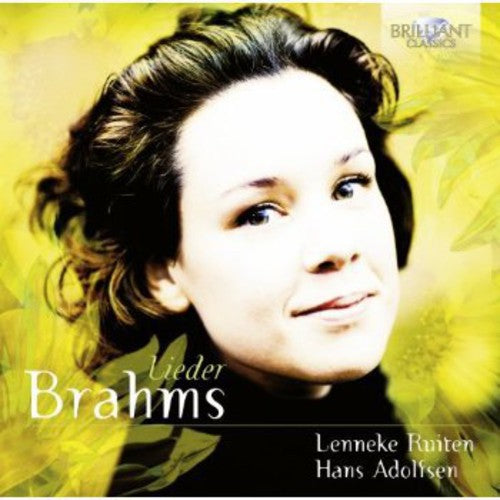 the album cover for Lenneke Ruiten - Brahms Lieder