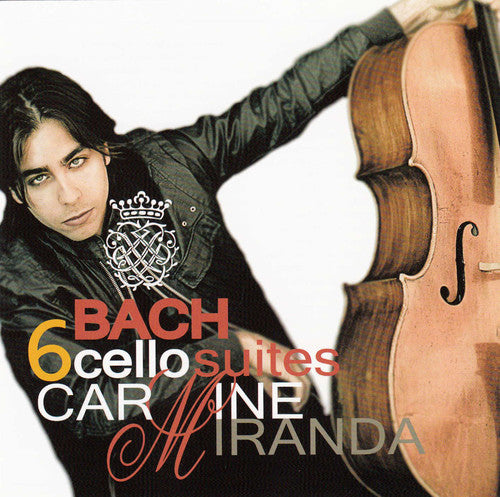 the album cover for Carmine Miranda - 6 Bach Cello Suites