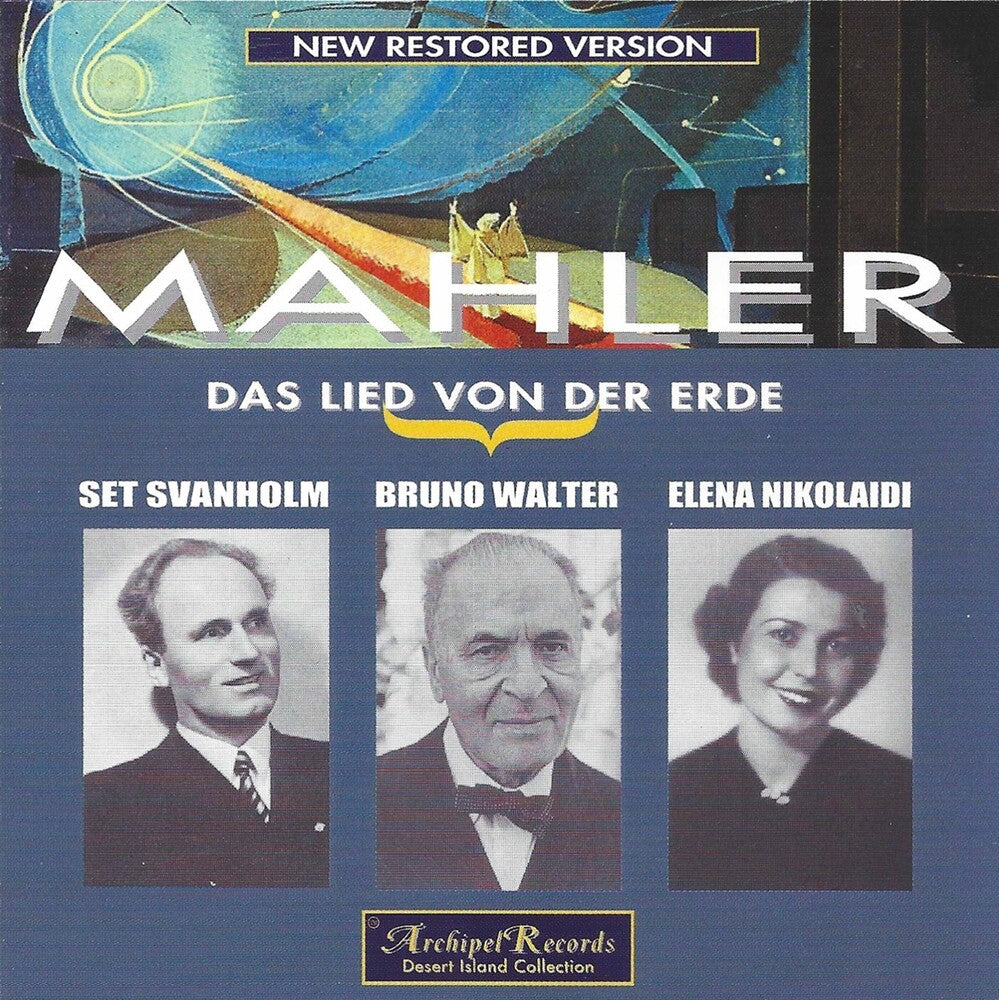 the album cover for Mahler / Svanholm / Nicolaidi / Walter / Ny Phil - Das Lied Von Der Erde