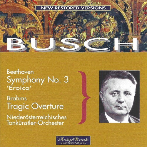 Beethoven / Busch - Sym 3-niederosterr - Music CD