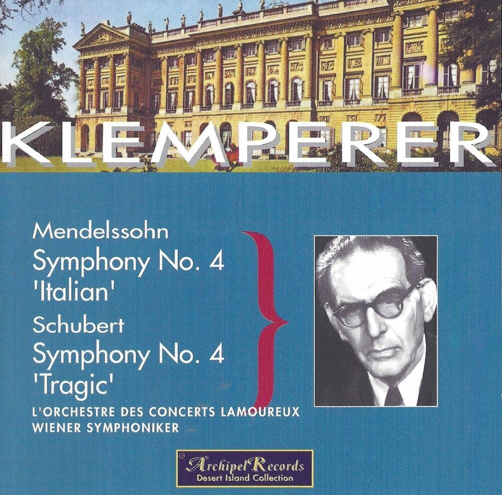 the album cover for Schubert / Klemperer - Sym 4