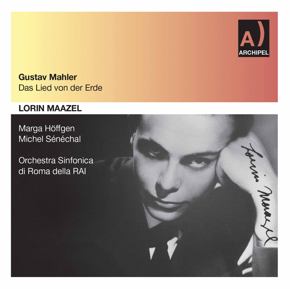 the album cover for Mahler / Maazel - Das Lied Von Der Erde: Hoffgen