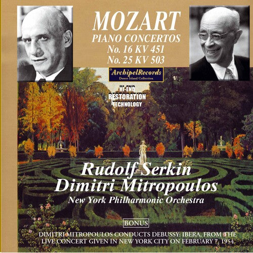 Mozart / Mitropolous - Klavierkonzerte 16 & 25 - Music CD