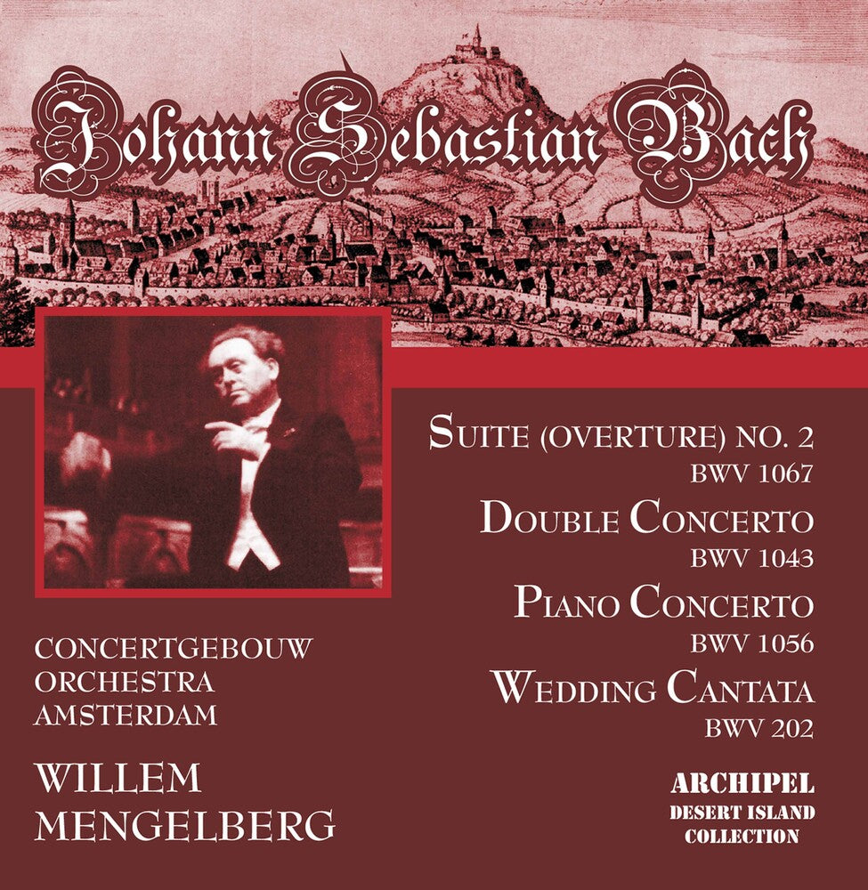 the album cover for J Bach S / Mengelberg - Orchester Suite 2 3