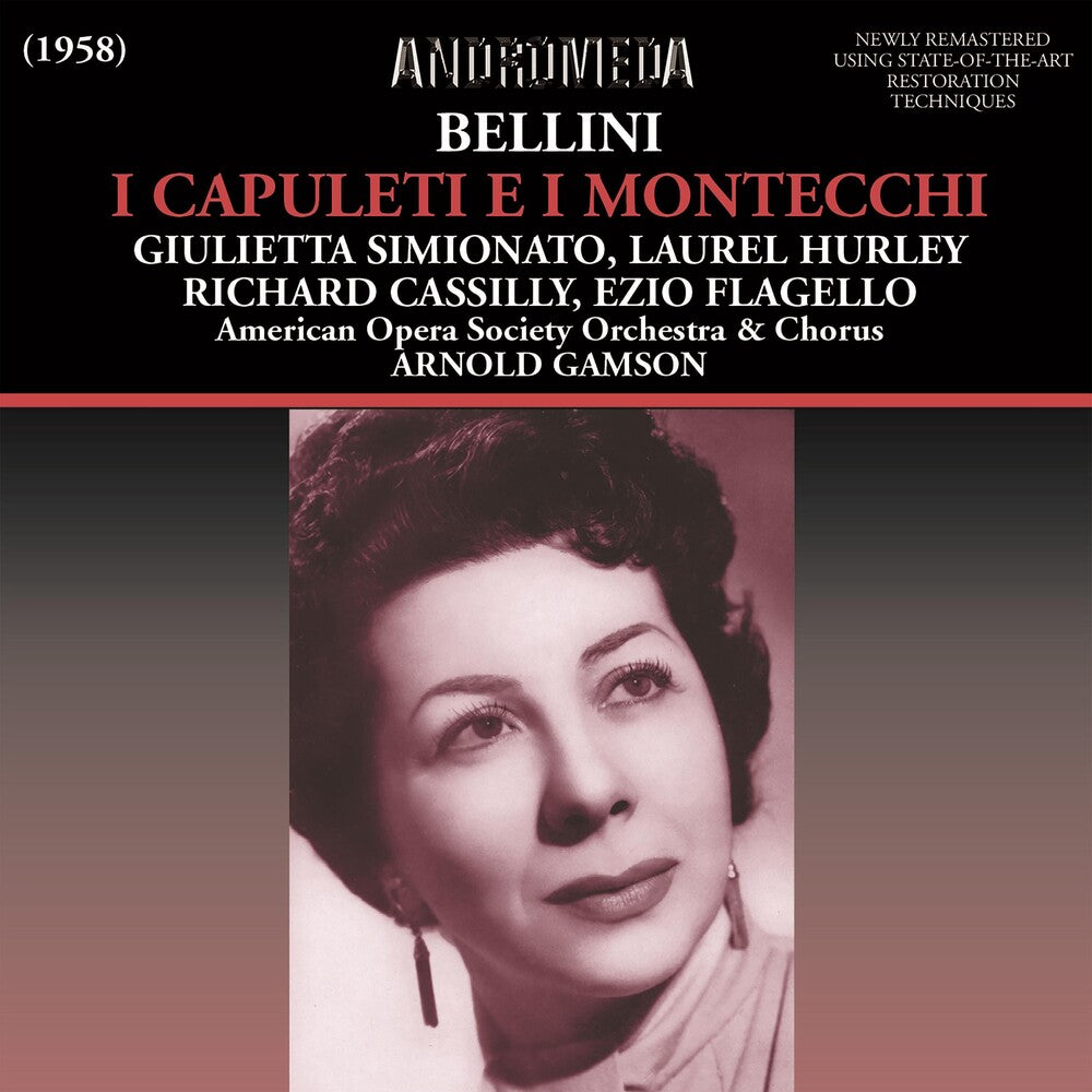 the album cover for Bellini - I Capuleti E I Montecchi