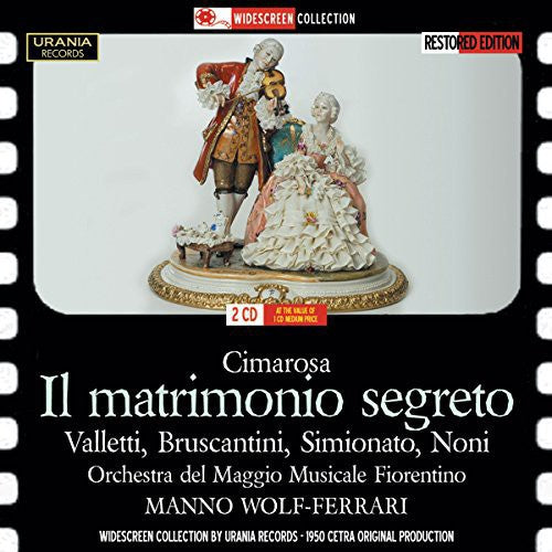 Cimarosa / Valletti,cesare / Simionato,giulietta - Il Matrimonio Segreto - Music CD