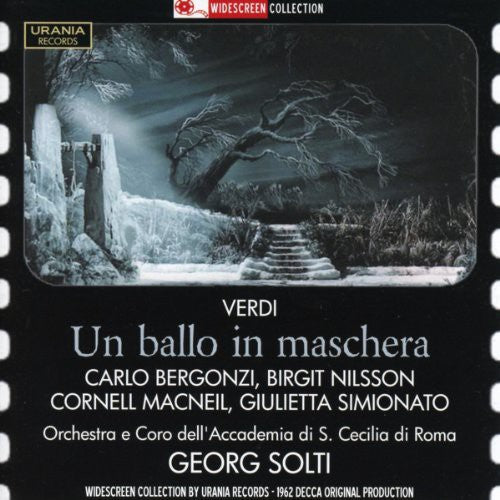 Verdi / Bergonzi,carlo / Solti,georg Sir - Un Ballo In Maschera - Music CD
