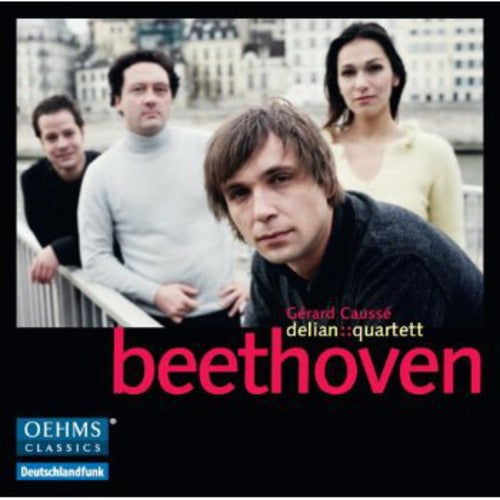 the album cover for Delian::Quartet - Beethoven