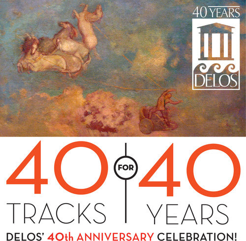 the album cover for Shostakovich / Litton / Dallas Sym Orch - 40 Tracks for 40 Years