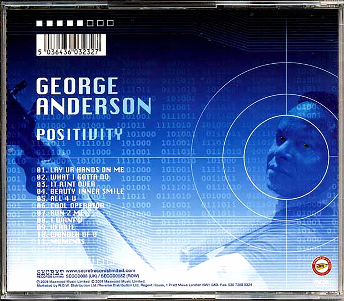 George Anderson - Positivity Music CD